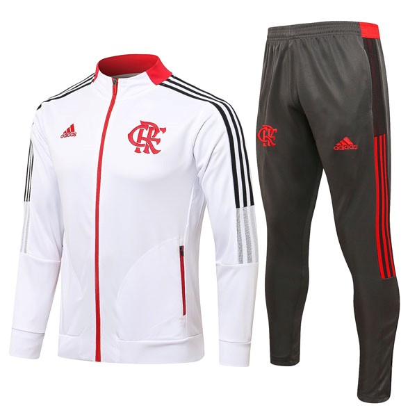 Trainingsanzug Flamengo 2022 Weiß Grau